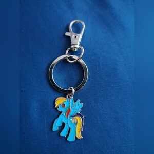 My Little Pony Blue and Yellow Keychain